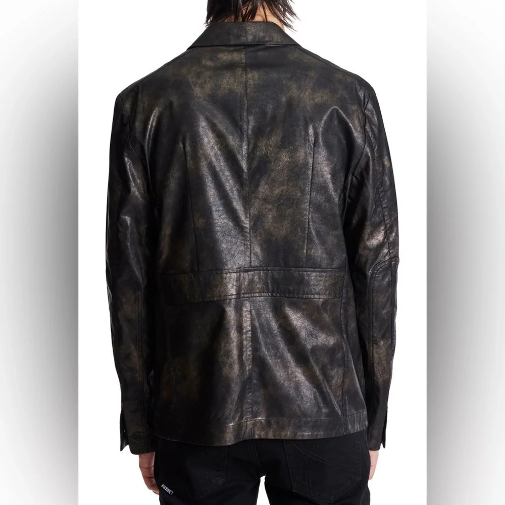 Faux leather jacket / blazer - Paisley & Gray slim fit  men's  size S/P